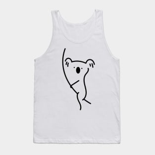 Koala line drawing Tank Top